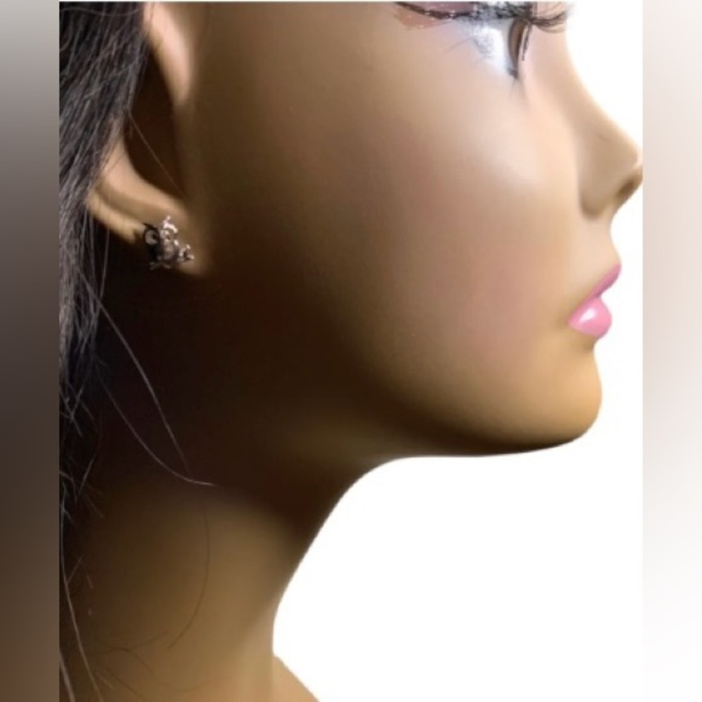 🌺Sterling Silver Mini Owl Stud Earrings .925